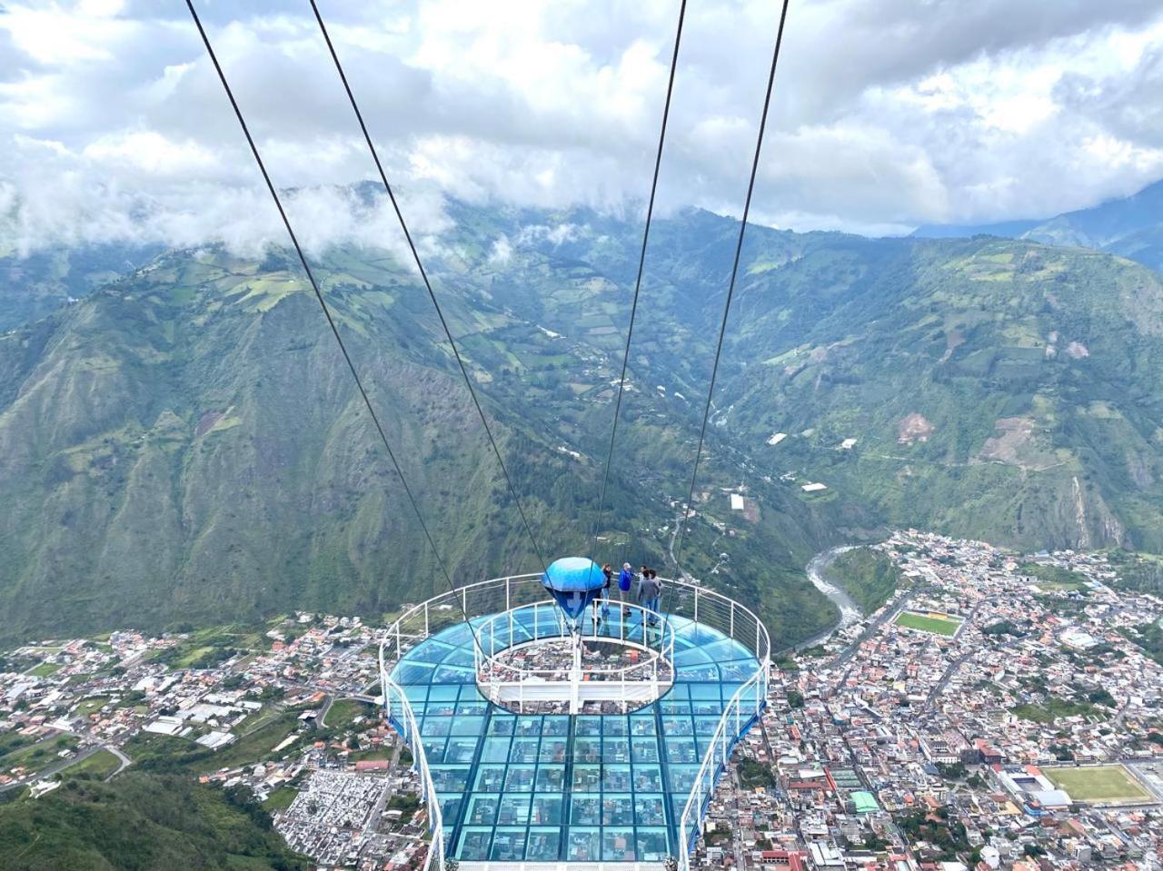 Mountain Chalet - Tungurahua Hot Springs/Aguas Termales Baños Exteriér fotografie